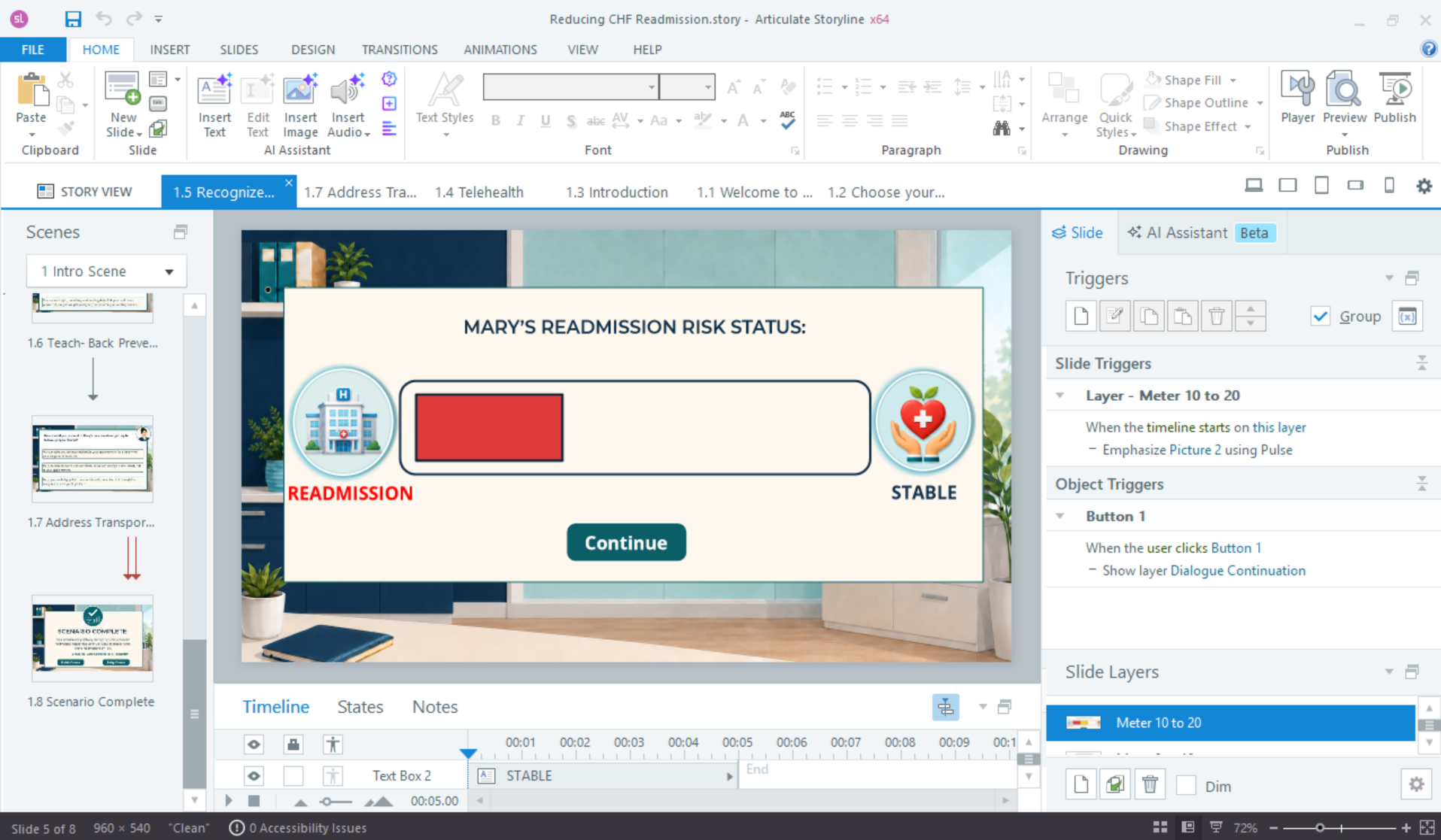 Prototype screen 5